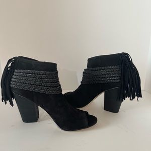 BCBGeneration Cinder open toe bootie